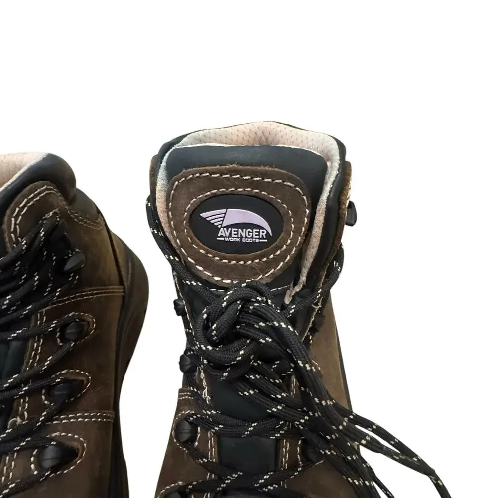 Avenger Composite Toe Waterproof Hiker Work Boot Men's Size US 7.5/Women's 9